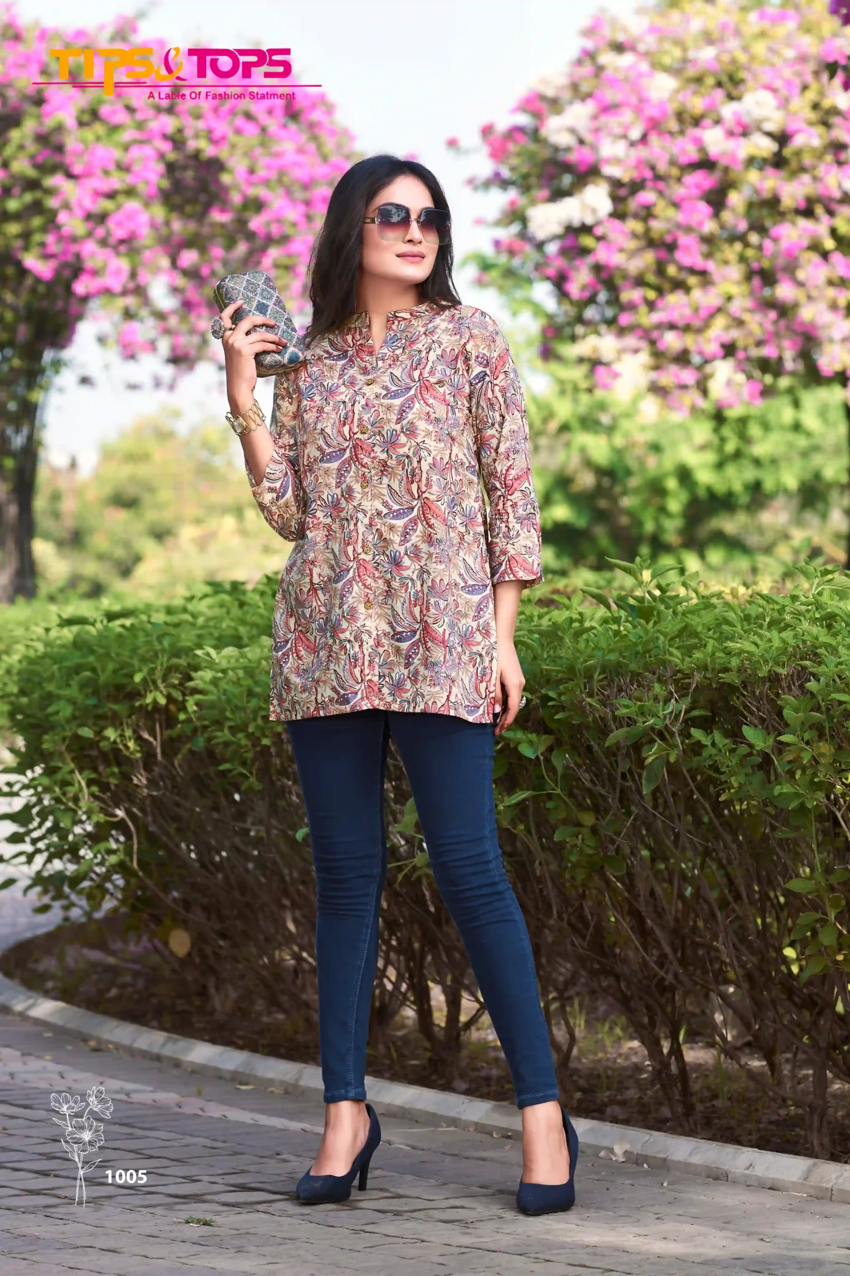 Tips & Tops Cotton Shorties Vol 05 Premium Cotton Wholesale Kurtis Catalog — Wholesale Kurtis, MPA wholesale from Surat - Gallery Image 5